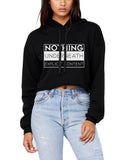 UNDERNEATH EXPLICIT Women's Crop hoodie - NOTHING UNDERNEATH COLLECTION