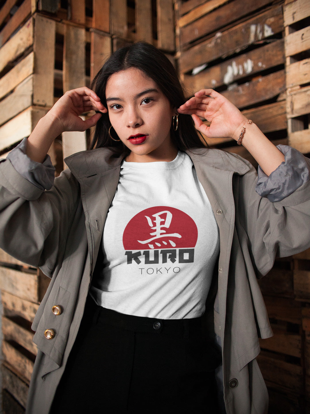 Kuro Red Sun - Tokyo Collection - Women's Relaxed T-Shirt