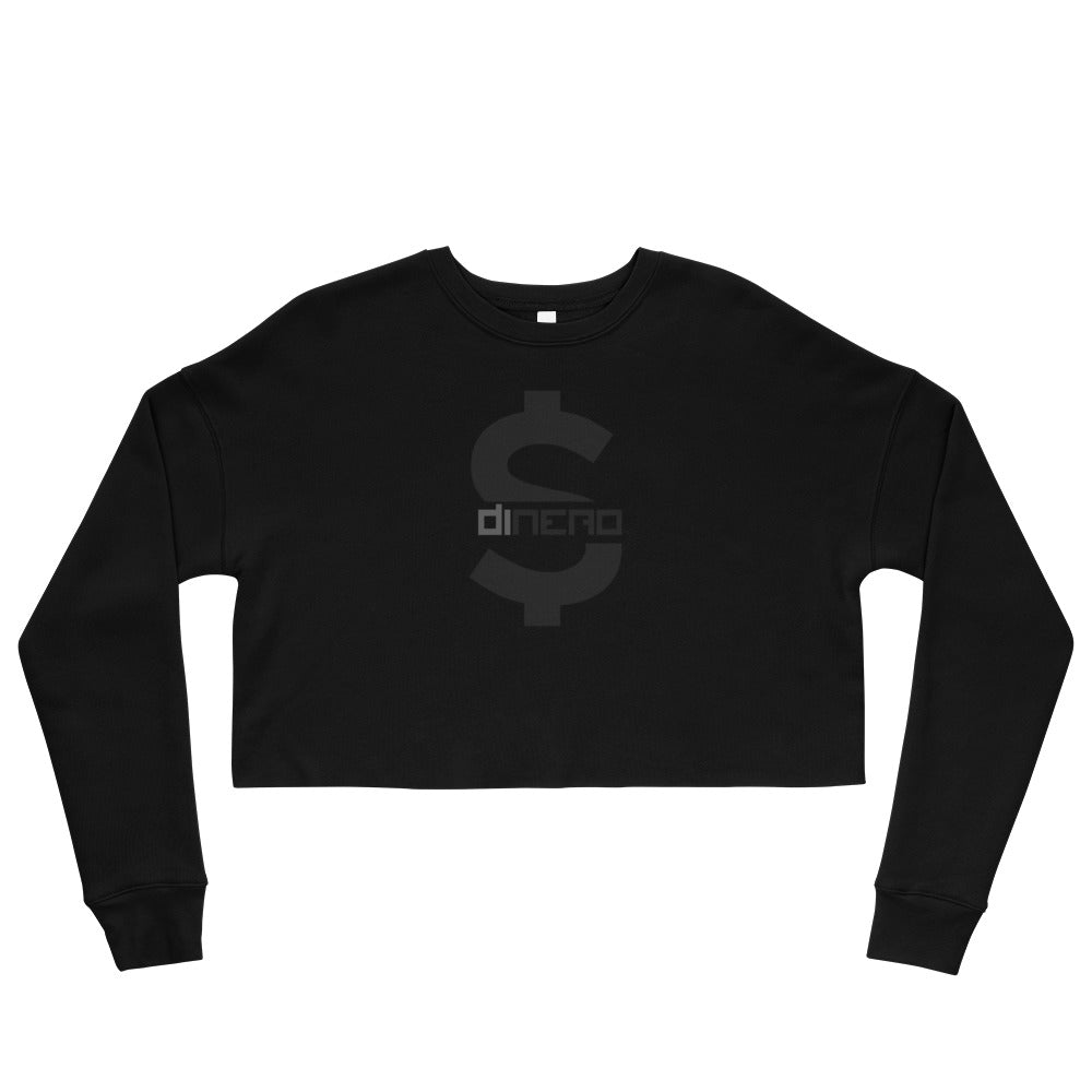 BLACK DiNERO Crop Sweatshirt - diNERO COLLECTION