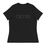 NERO LOGO Horizontal - Women's Relaxed Black T-Shirt