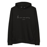 La vie en noir  - Unisex side-pocket hoodie for Women