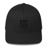 All Black Square Logo Cap - HATS Collection