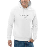 NERO Milano - White - Unisex side-pocket Premium hoodie