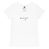 NERO MILANO - Women’s fitted v-neck t-shirt